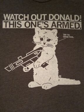 Humorous Cat Graphic Tee